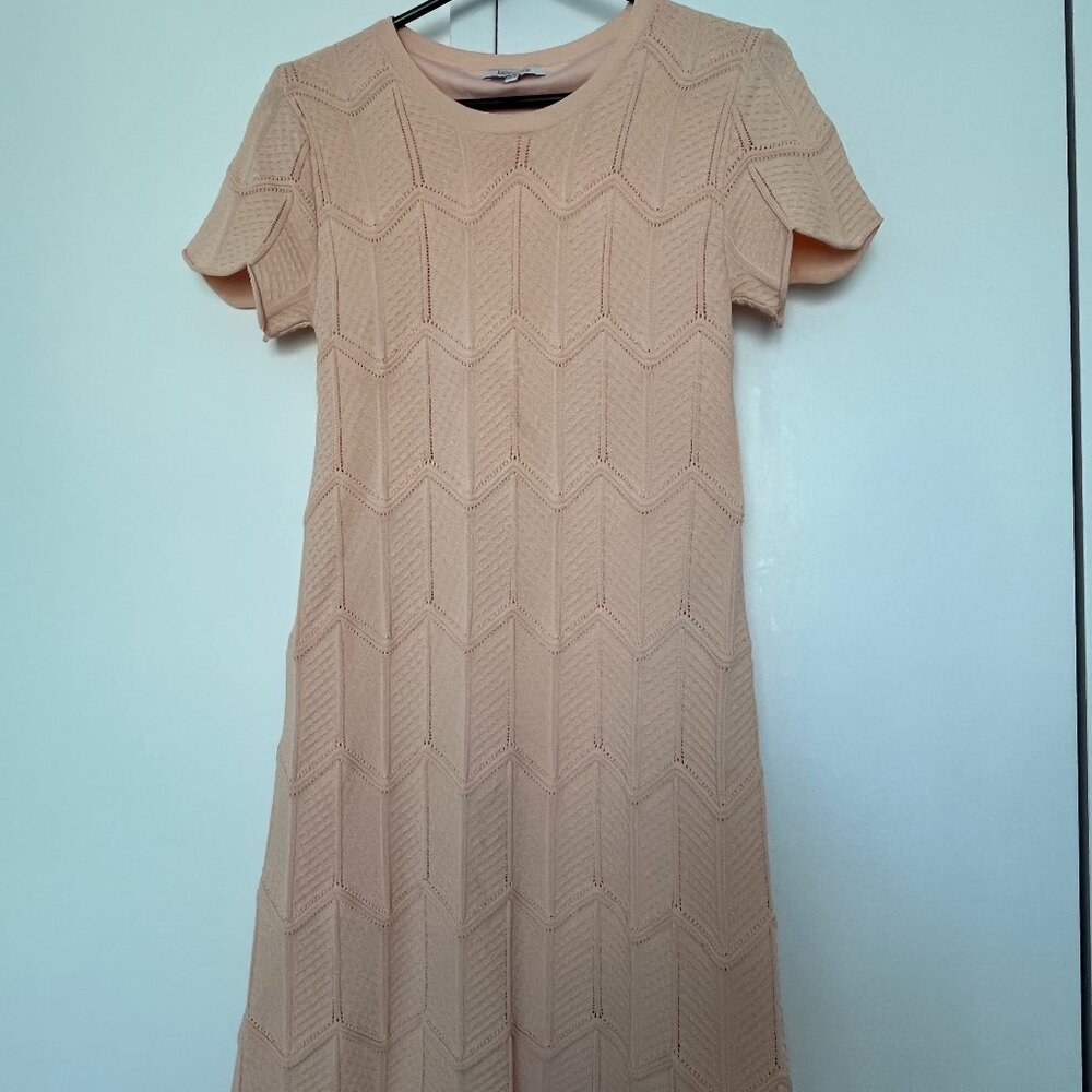 Lucy Paris Scalloped Knit Dress